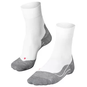 Falke RU4 Men White Running Socks |16703-2020| Lightweight Padded Running Socks - Picture 1 of 6