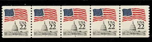 Scott 2115 22¢ Flag over Capitol P#4 MNH Free shipping in the USA - Picture 1 of 1