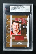 2007-08 In The Game 8th Ed. Ultimate Memorabilia Gloves Are Off Stan Mikita #/24