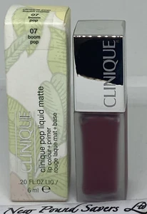 Clinique Pop Liquid Matte Lip Colour + Primer - # 07 Boom Pop 6ml - Picture 1 of 1
