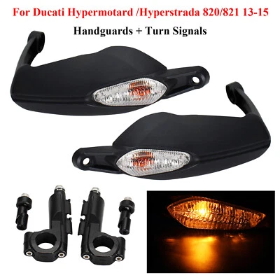 Paramani + Indicatori Direzione Per Ducati Hypermotard/Hyperstrada 820/821 13-15 - Imagen 1 de 4