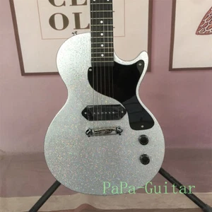 Guitarra Eléctrica Silver Sparkle Mist Billie Joe Armstrong Junior Cuerpo Caoba - Imagen 1 de 7