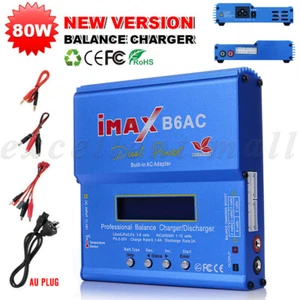 80W Lipo Charger RC iMax B6AC New Balance Control Digital Display Lithium NiMh - Picture 1 of 12