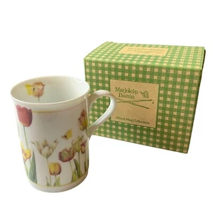 Taza Floral Tulipanes Colección Marjolein Bastin Taza Café Avon Nueva En Caja 1997 - Imagen 1 de 5