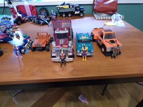 Lot of 5 MASK Kenner Vehicles 4 men, Rhino, Firecracker, Bullet,Hurricane Cover
