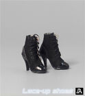 ZY1007 chaussures échelle 1/6 femme soldat à lacets creux à lacets talons hauts creux modèle