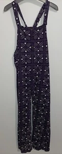 Ade + Ayo Purple Printed Overalls Size M Medium - Picture 1 of 4