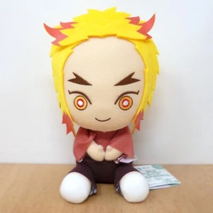 Juguete suave de peluche oficial Demon Slayer Bandai - Kyojuro Rengoku Pofutto Japón 8" - Imagen 1 de 7