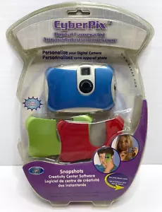 CyberPix Digital Camera Kit w/ Red Blue & Green Faceplates By Cyber Gear - NEW - Picture 1 of 6