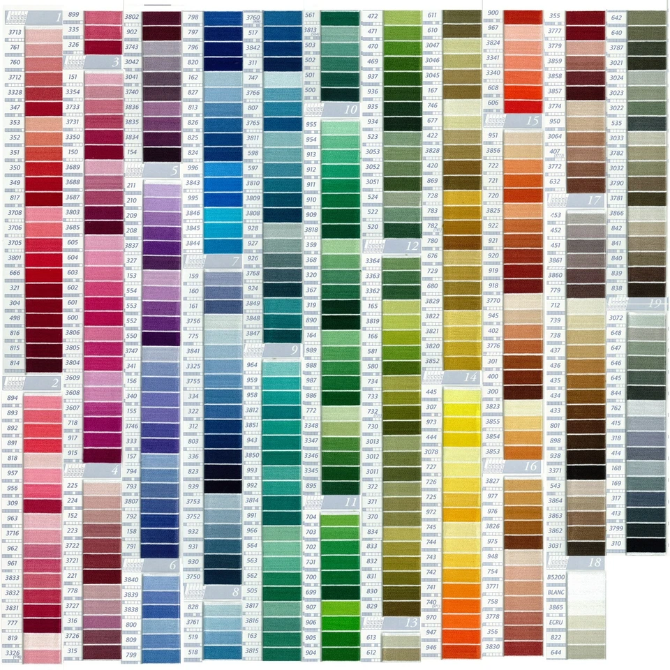  DMC Embroidery Floss 100% cotton 8.7 yds  Pick Your Colors! White/Ecru/150-959 - Image 1 of 1