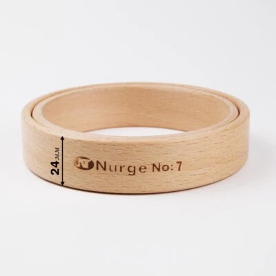 Nurge Wooden Hoops Without Screws, Rim Height 24mm, Diameter 280mm. Hand - Image 1 of 3