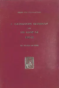 A Translator's Handbook on the Book of Ruth. (Helps for Translators Series, vo.. - Imagen 1 de 1