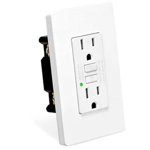 Smart Technology Ground Fault Protection 15 AMP GFCI Outlet RESET TEST Button 1× - Bild 1 von 12