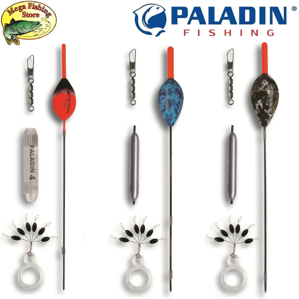 PALADIN Forellen Schlepp Pose Set - Angelpose + Blei / Glasgewicht & Zubehör