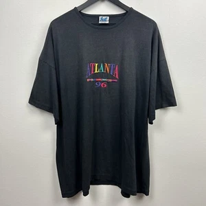 Camisa vintage de los Juegos Olímpicos de Atlanta 1996 puntada única años 90 - Imagen 1 de 13