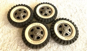 TONKA 4 Complete Dressed out Thin Tires for Full Size Trucks & Jeeps (051925X12) - Picture 1 of 9