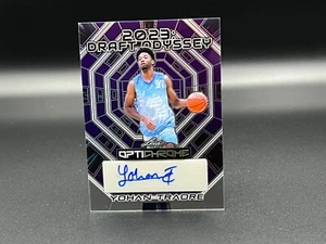 2022-23 Leaf Optichrome Yohan Traore 2023: Draft Odyssey PURPLE PRISMATIC 4/5 - Picture 1 of 2