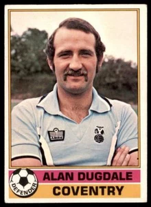 Topps Football Red 1977 (B1) Alan Dugdale Coventry City No. 88 - Picture 1 of 2