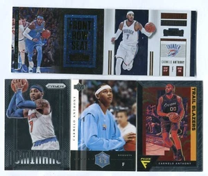 Lotto di 5 carte basket Carmelo Anthony PEPITE KNICKS THUNDER (LOTTO 23) - Foto 1 di 1