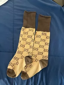 gucci gg monogram cotton blend socks - Picture 1 of 3