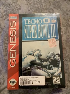 Tecmo Super Bowl III: Final Edition (Sega Genesis, 1995) Sealed - Picture 1 of 7