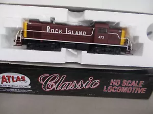 ATLAS/CLASSSIC # 7012 ~ ROCK ISLAND RS-3 LOCOMOTIVE # 473~ HO SCALE - Picture 1 of 6