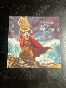 The Ten Commandments (1956) Laserdisc - Picture 1 of 3