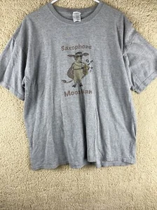 Saxophone Moosician Herren Gr. XL grau kurzarm Grafik T-Shirt - Bild 1 von 10