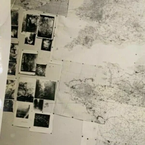 WW2 USAAF SE Training Center Classroom Mission Early D-Day? Planning Map Photo - Picture 1 of 5