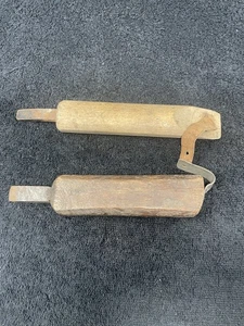 2 alte Holzgriffe Schuster Werkzeug - Bild 1 von 3