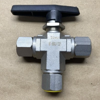 PARKER - 6F-B8XJ2-SSP -  Three Way Ball Valve - Image 1 of 4