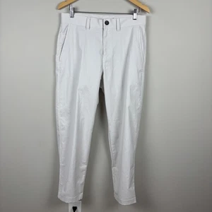 Lululemon Relaxed Tapered Smooth Twill Trouser Hose Herren 31 Creme Preppy Freizeit - Bild 1 von 11