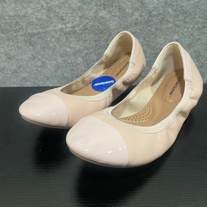 Gawbaw Damen-Ballerinas Größe 11 hautfarben Slipper Freizeit runde Spitze * MÄNGEL - Bild 1 von 16