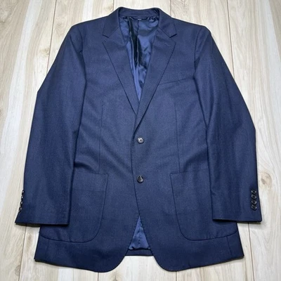 Abrigo Deportivo Bonobos Lanificio Comero Flexo Calce Ajustado Lana Algodón Para Hombre 40L Azul Foto 1 de 4