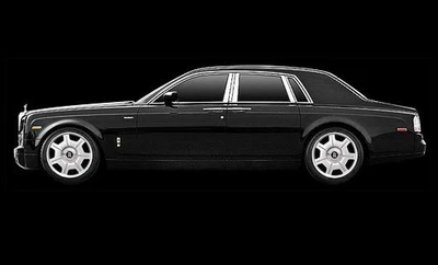 1:43 Truescale Rolls Royce Phantom Sedan 2009 Diamond Black Tsm114323 Modellino - Immagine 1 di 2