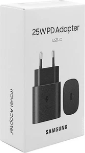 Original Samsung TA800 25W Ladegerät Adapter Schnellladegerät USB-C - Schwarz - Bild 1 von 1