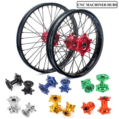 For Honda 21"/19" CNC Wheels CRF450R CRF250R CRF250X CRF450X CR125R CR250R 02-07 Foto 1 de 4