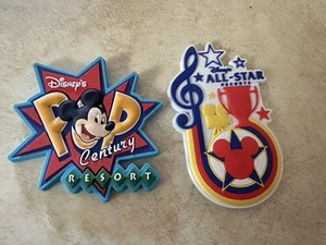 Imanes Disney Pop Century Resort y All Star Resorts - Imagen 1 de 2