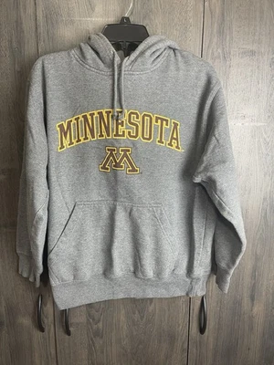 University Of Minnesota Golden Gophers Hooded Sweatshirt Men's Large  Gray - Image 1 of 4