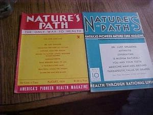 2-Nature's Path Magazin Dr. Benedict Lust Naturheilkundliche Quacksalbermedizin 1934 1935 - Bild 1 von 12