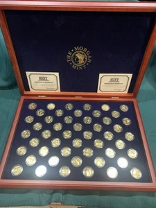 The MORGAN MINT 24kt Gold-Plated State Quarter Coin Set - COMPLETE - with COA-💛 - Picture 1 of 12
