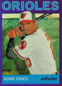 2013 Topps Heritage #HC12 Adam Jones Chrome Purple Refractors - Picture 1 of 2
