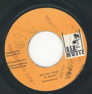 " MOVING AWAY." dennis brown. D.E.B. MUSIC 7in 1975. - Picture 1 of 2