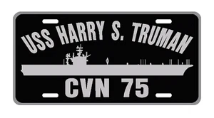 Placa militar USS HARRY S TRUMAN CVN 75 USS USN P01 - Imagen 1 de 1