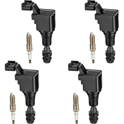4 bobinas de encendido y bujías de iridio para Chevrolet Malibu 2007-2014 2,4 L UF491 Foto 1 de 4
