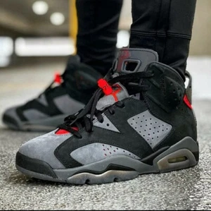 Paris Saint-German (PSG) x Air Jordan 6 Retro “Iron Grey” - Men’s Size 10 - Picture 1 of 24