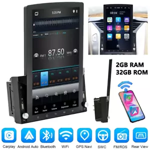 10.1" Android 13 2din Carplay Car Radio Stereo GPS Navi WIFI Vertical Screen 32G - Picture 1 of 24