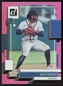 Ozzie Albies 2022 Donruss Holo Pink #197 Atlanta Braves - Picture 1 of 2