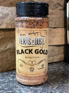 Polvo de aceite de Texas *oro negro* frotar pacanas, condimento barbacoa barbacoa, parrilla al aire libre - Imagen 1 de 1