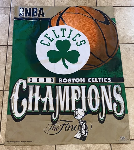 Boston Celtics 2008 NBA Champions Flag Playoffs championship Cover